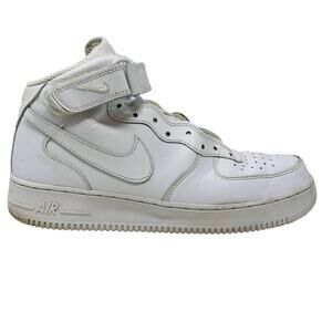 Nike Men's Air Force One White/White Mid 07 - 11